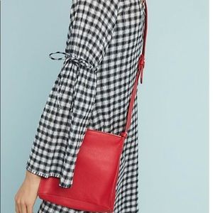 NWT Michael Star‎ GINGHAM GAUZE SHIFT-DRESS!